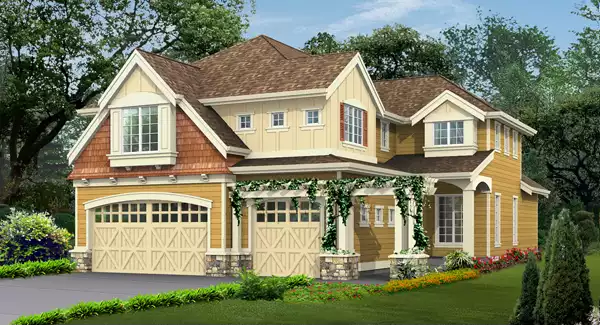 image of four bedroom house plan 3351